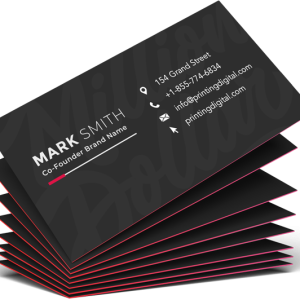 Cartes de Visite Luxe Bordure Colorée 600gsm